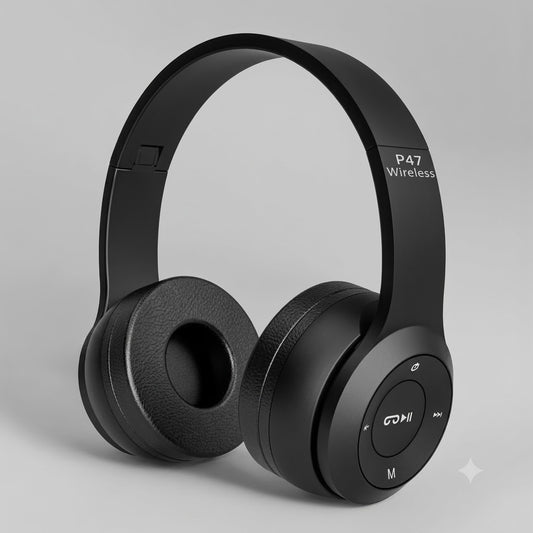 P47 Wireless Bluetooth Headphones Foldable Stereo Headset with Mic