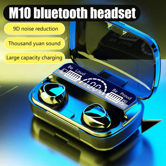 Wireless Bluetooth Earbuds | TWS Handsfree | M10 3500mah Battery